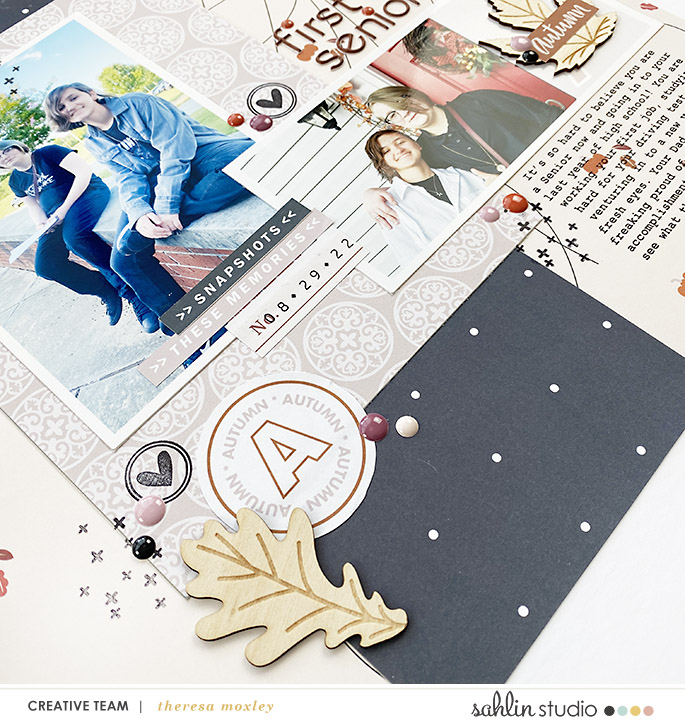 hybrid digital scrapbooking layout created by theresa moxley featuring November '22 FREE Template by Sahlin Studio