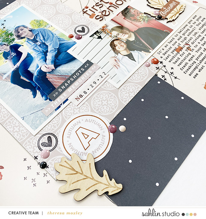 Sahlin Studio, Digital Scrapbooking DesignsFREE Digital Scrapbooking  Template / Sketch, August '23 - Sahlin Studio