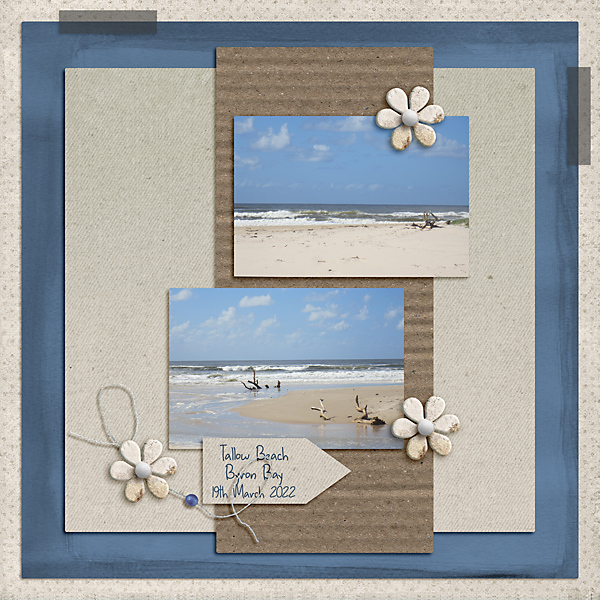 digital scrapbooking layout created by A-M featuring December '22 FREE Template by Sahlin Studio
