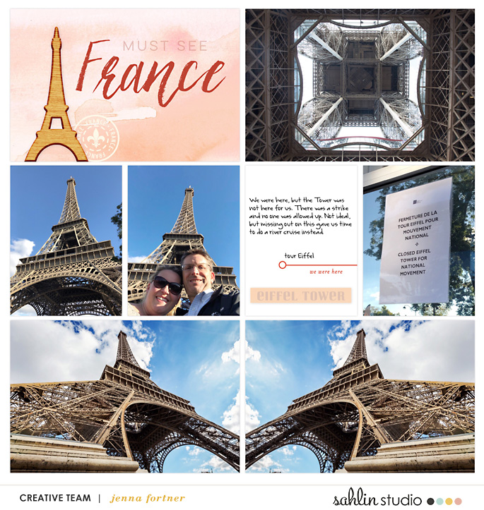 digital scrapbook layout created by jenna featuring Me and You by Sahlin Studio