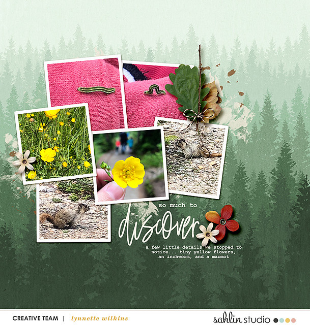 digital scrapbook layout created by lynnette featuring March '23 Free Template by Sahlin Studio