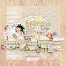digital scrapbook layout featuring I'll Love You Forever (Entire Collection) by Sahlin Studio