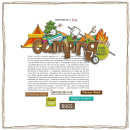 Digital Scrapbook page created by cherryberry featuring "Summer Camp" by Sahlin Studio