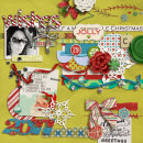 layout by mommy2boyz featuring Kitschy Christmas Journalers by Sahlin Studio
