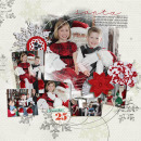 santa layout by kristasahlin featuring Brown Paper Packages (Papers), Very Merry (Elements) and December Daily Numbers by Sahlin Studio