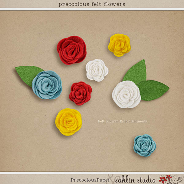 Precocious (Felt Flowers) by Sahlin Studio and Precocious Paper