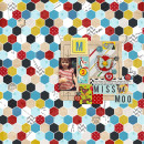 layout by BrynnMarie featuring Vintage Playing Cards and Anagram Letter Tile Alpha by Sahlin Studio