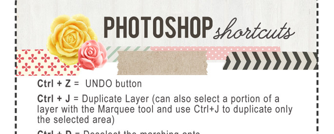 photoshop shortcuts control keys