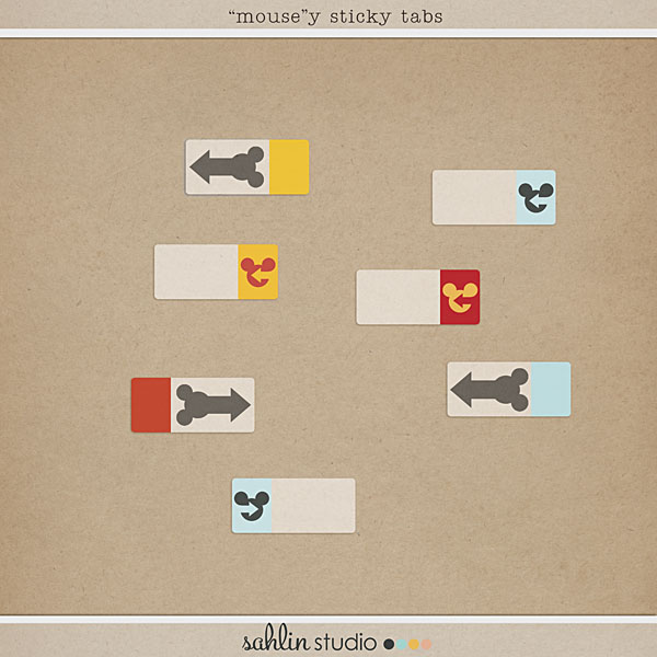 Mousey Stickey Tabs by Sahlin Studio