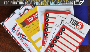Printing Option for Printing Digital Project Life / Pocket Cards / Project Mouse