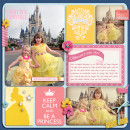 Disney Project Life page created by juliel featuring Project Mouse Princess by Sahlin Studio & Britt-ish Designs