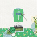 Digital Scrapbook page created by cristina featuring "Down the Lane" by Sahlin Studio-1