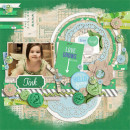 Digital Scrapbook page created by icajovita featuring "Down the Lane" by Sahlin Studio