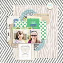Digital Scrapbook page created by my2monkeys featuring "Down the Lane" by Sahlin Studio