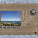 Digital Scrapbook page created by aballen featuring "Count the Waves" by Sahlin Studio