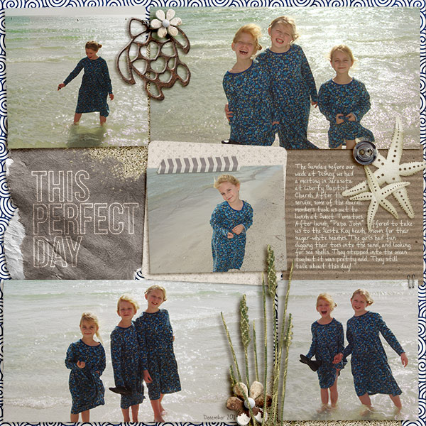 Digital Scrapbook page created by becca1976 featuring "Count the Waves" by Sahlin Studio
