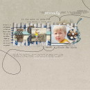 Digital Scrapbook page created by domad featuring "Count the Waves" by Sahlin Studio