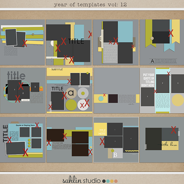 Year of Templates vol. 12 by Sahlin Studio