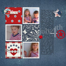 Digital Scrapbook page created by dotcomkari featuring "Country Fair Picnic" by Sahlin Studio