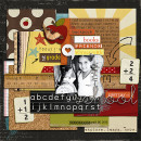 First Grade Digital Scrapbook Layout by dana using Explore.Learn.Grow. Kit Learning: Journaling Bits, and Snipettes: Explore.Learn.Grow. by Sahlin Studio
