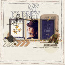 My Journey layout by Damayanti using Country Road Kit, Country Road Journal Cards, Country Road Word Art by Sahlin Studio