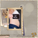 Pregnancy Journey by FarrahJobling using Country Road Kit, Country Road Journal Cards, Country Road Word Art by Sahlin Studio