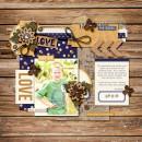 Fall / Autumn digital scrapbook layout by kim21673 using Country Road by Sahlin Studio