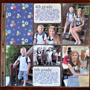 First Day of School layout by kristasahlin using Journal Cards: School by Sahlin Studio