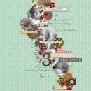 blessings layouts by PuSticks using reflection kit by sahlin studio