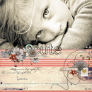 cute layout by louso using Reflection kit by Sahlin Studio