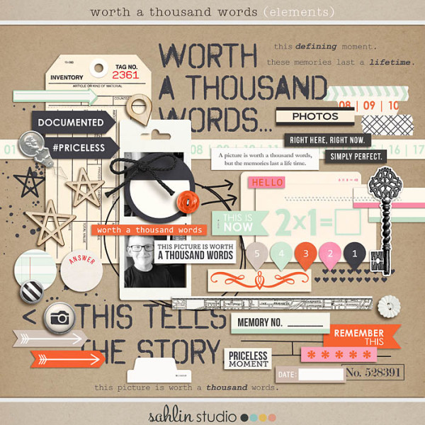 Worth A Thousand Words (Elements) by Sahlin Studio