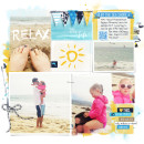 Relax Digital Scrapbook Layout by britt using Project Mouse (At Sea): Bundle by Britt-ish Designs & Sahlin Studio