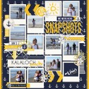 Beach Digital Scrapbook Page by fonnetta using Project Mouse (At Sea): Bundle by Britt-ish Designs & Sahlin Studio