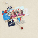 Relax Digital Scrapbook Page by gracielou using Project Mouse (At Sea): Bundle by Britt-ish Designs & Sahlin Studio