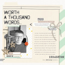 Remember This Digital Scrapbooking Layout by kristasahlin using Worth A Thousand Words by Sahlin Studio