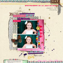 digital scrapbooking layout created by Jenn Barrette featuring Aztec Summer by Sahlin Studio