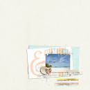 Beach Summer Digital Scrapbook Page by FarrahJobling using Drift Away by Sahlin Studio