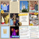 Disney Project Life Double Page (left) by yzerbear19 featuring Project Mouse Alphabet Cards by Britt-ish Designs and Sahlin Studio.