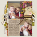 Gorgeous Kids digital scrapbooking layout created by gracielou featuring Retro Mod by Sahlin Studio