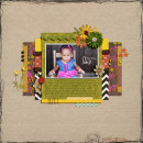 Gorgeous Kids digital scrapbooking layout created by girlygirl featuring Retro Mod by Sahlin Studio