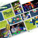 Blast Off Buzz Lightyear digital scrapbook page by Arumrose featuring Project Mouse (Tomorrow) by Britt-ish Designs and Sahlin Studio
