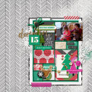 Christmas memory digital scrapbooking layout by amberr using making spirits bright: (collection) by sahlin studio