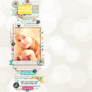 Be You digital scrapbooking page by pne123 featuring Shine Bright Kit and Journal Cards by Sahlin Studio