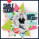 Happy Go Lucky digital scrapbooking page by icajovita using MPM Charmed and Add-Ons by Sahlin Studio