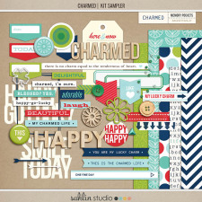 CHARMED (Kit Sampler) by Sahlin Studio - Perfect ADD On to your Project Life projects, coordinates with Memory Pocket Monthly Subscription!
