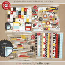 Project Mouse (SouvenEARS): BUNDLE by Britt-ish Designs and Sahlin Studio - Perfect for your Project Life or Project Mouse album!!