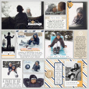 Week 5 digital pocketscrapbooking double page by mrivas2181 using The Everyday Routine by Sahlin Studio