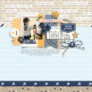 Enjoy every minute digital scrapbooking page by raquels using The Everyday Routine by Sahlin Studio