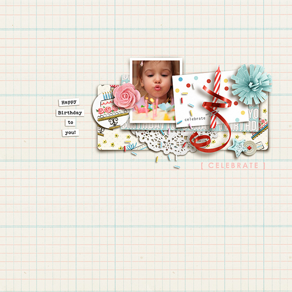 Birthday Cake Digital Collection - Journal Cards | Sahlin Studio ...