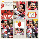 Disney Minnie Meet and Greet digital pocket scrapbooking page by kelsy using Project Mouse Basics (No.2) by Britt-ish Designs & Sahlin Studio